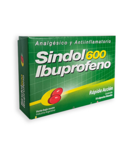 Ibuprofeno 600 mg x 10 Capsulas