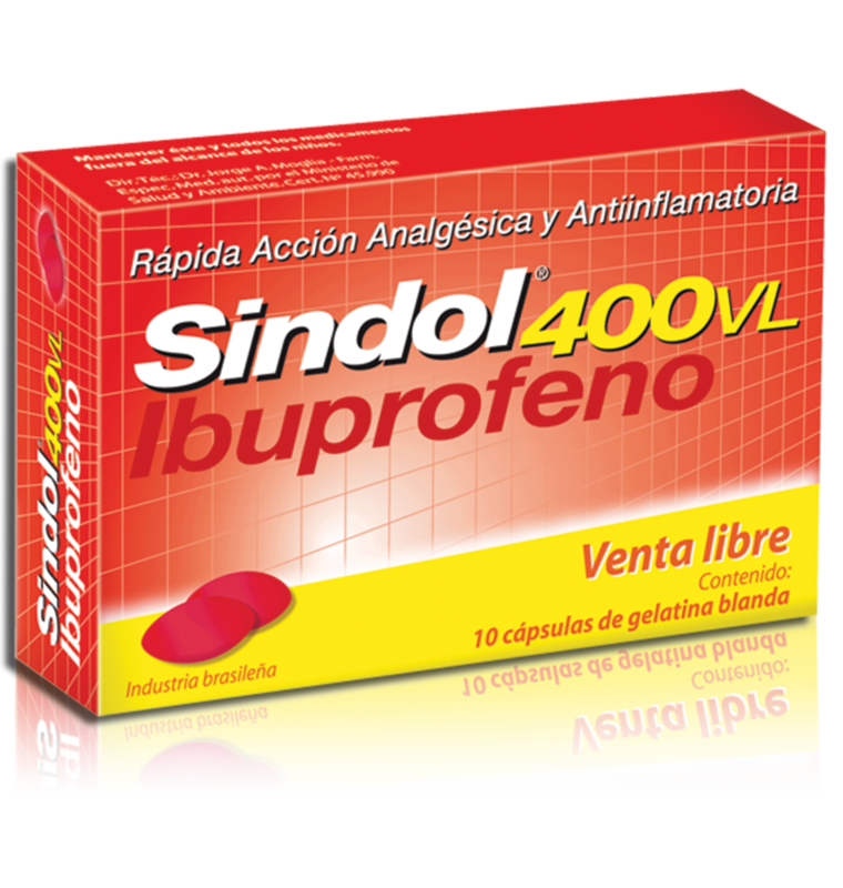 Ibuprofeno 400 mg x 10 Capsulas Farmacias Dr. Ahorro